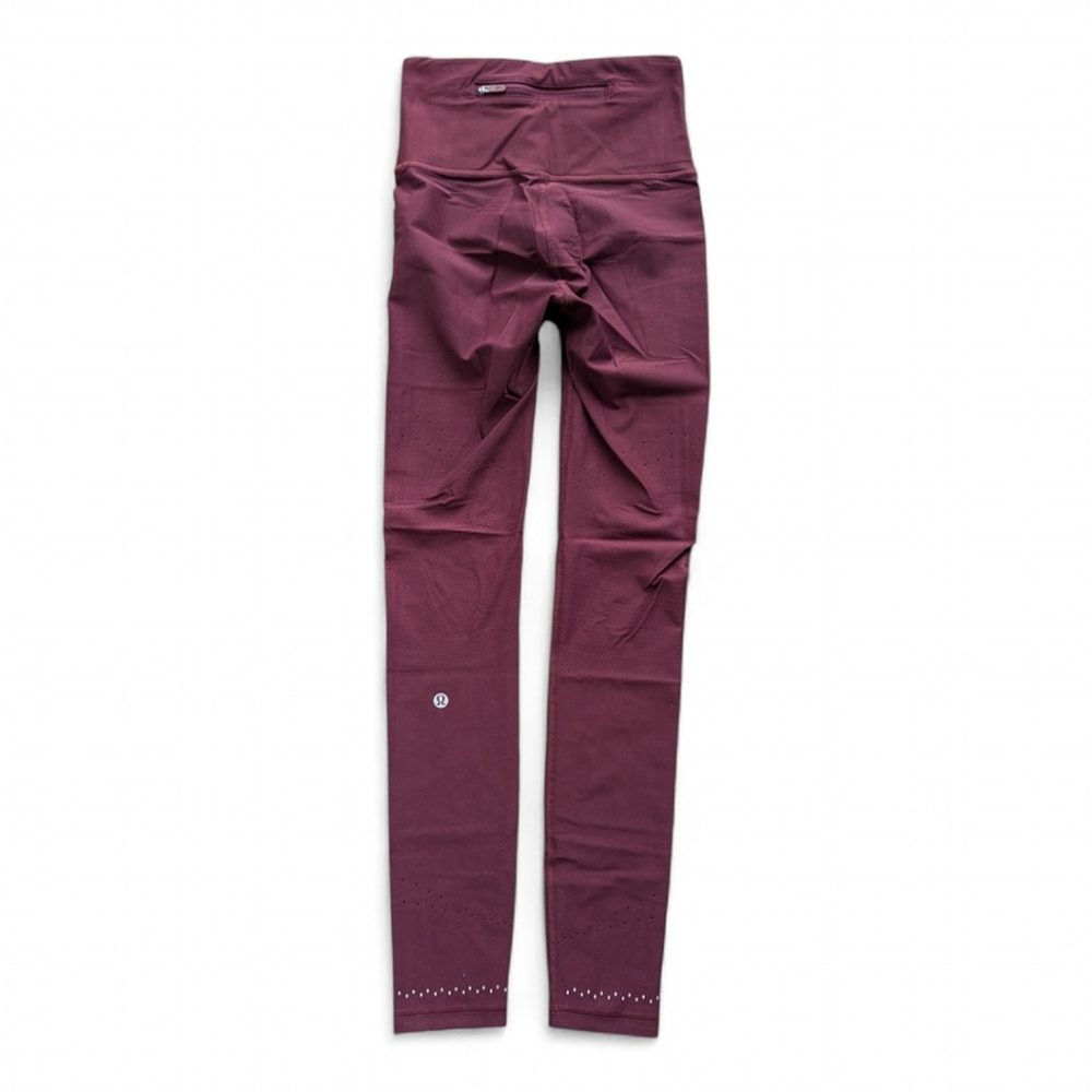 Lululemon High Waist Zoned In Tight sz 4 in Cassis W5BBNS Running - Picture 6 of 13